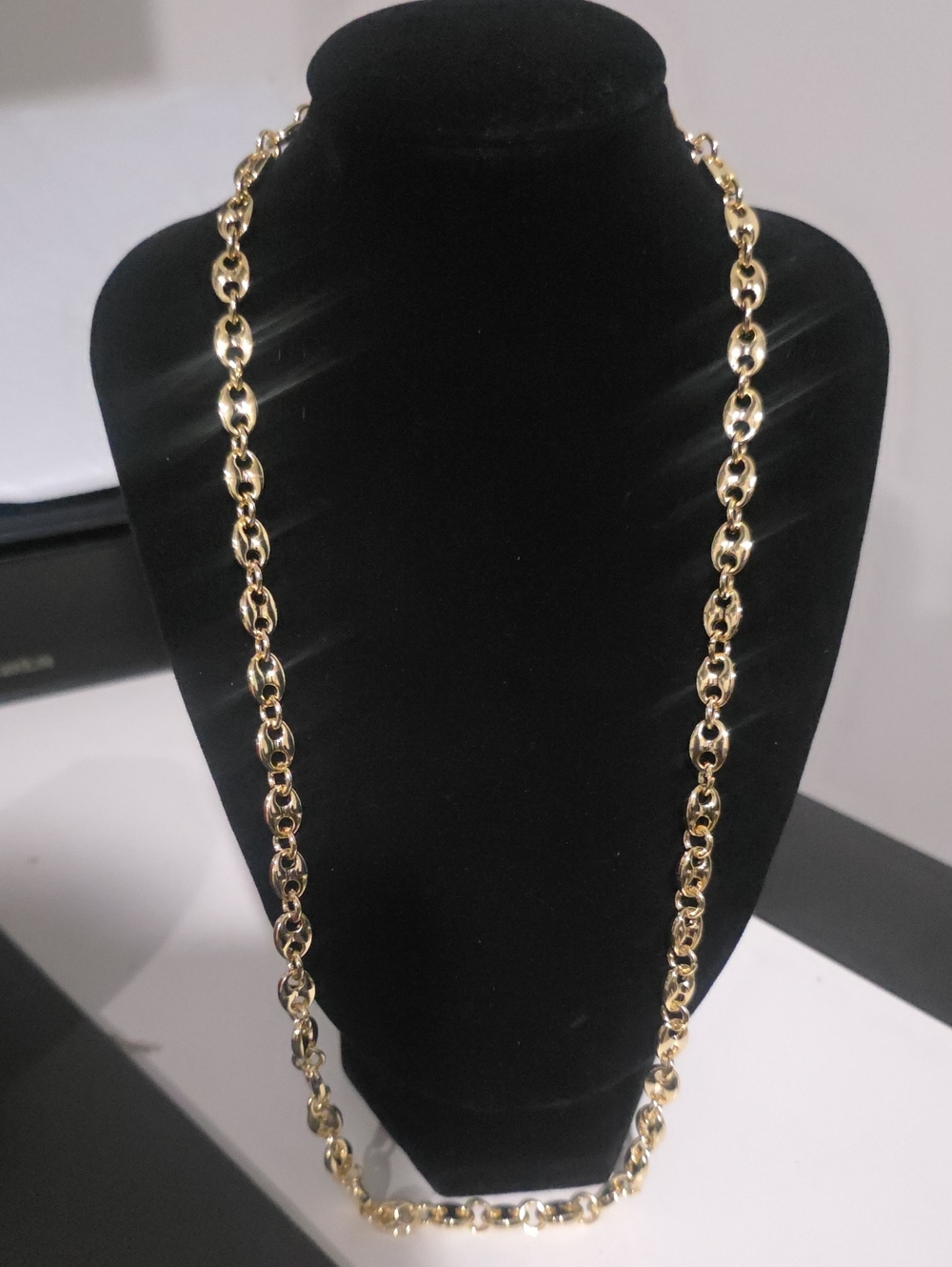 New 23inch 18K Gold Filled Link Chain Necklace
